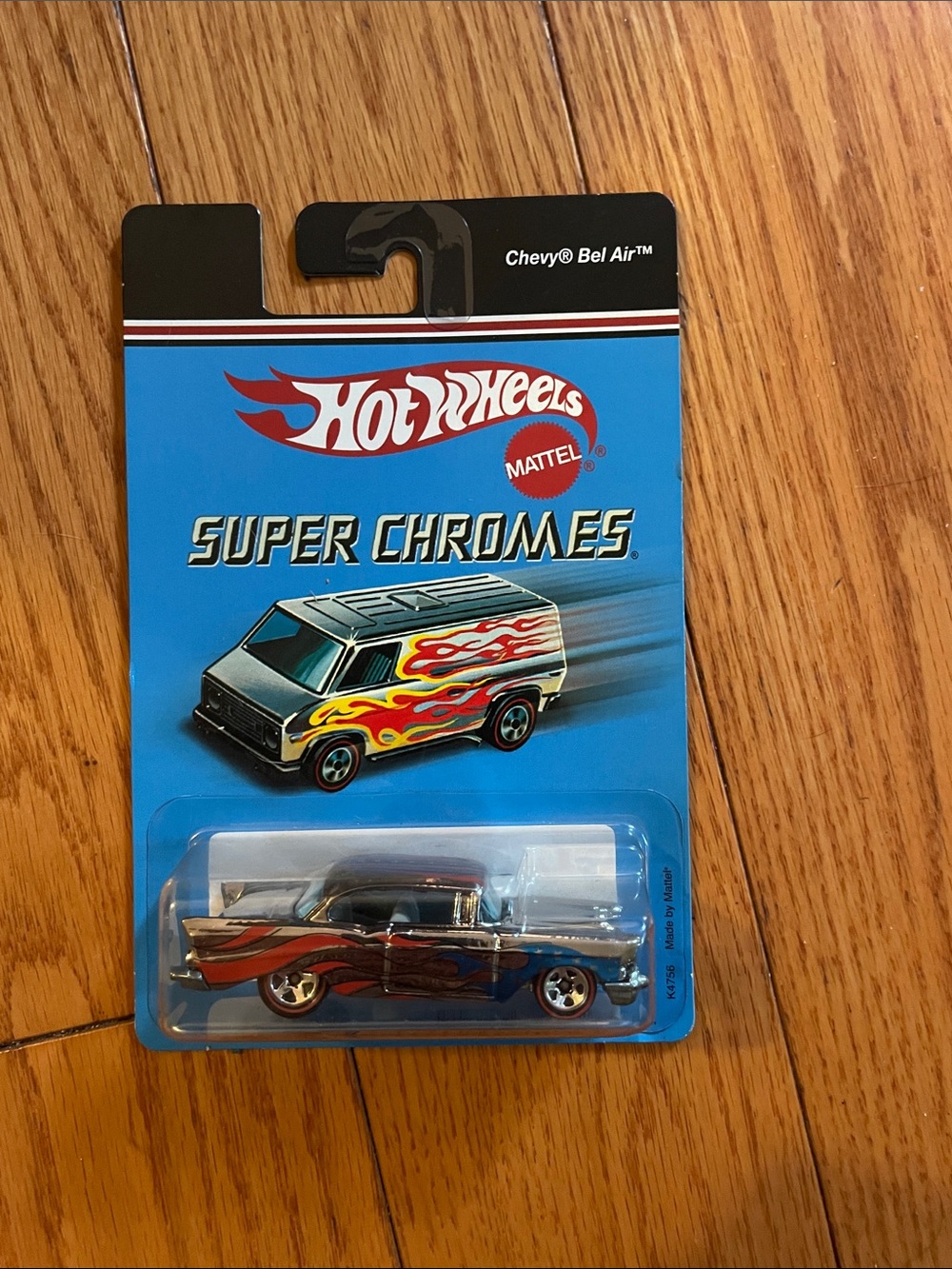 Hot Wheels Super Chromes Chevy Bel Air - Red & Chrome